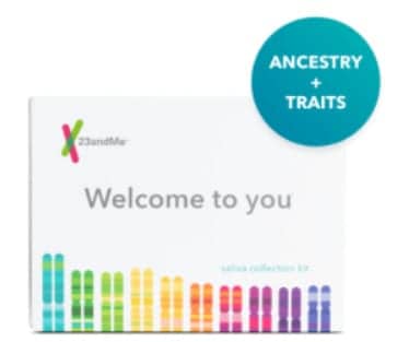 Kit de test d'ascendance 23andMe