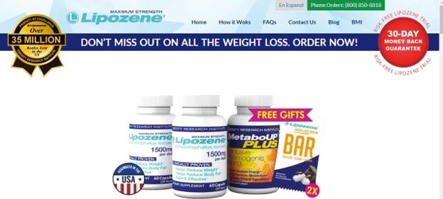 Lipozene Homepage