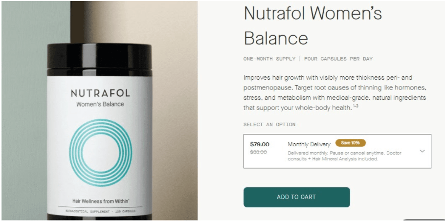 Nutrafol Balance pour femme