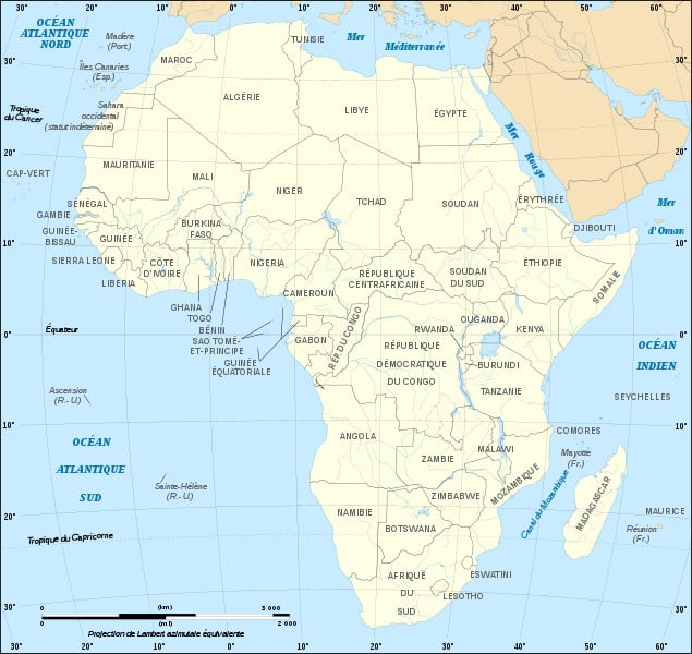 Map of Africa