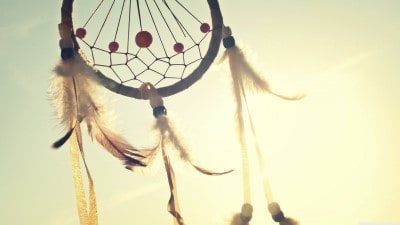 Ein indianischer Dreamcatcher Talisman