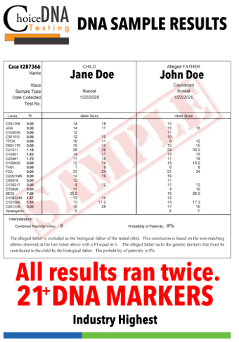 Court Approved Paternity Test