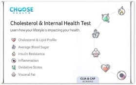 Choose Health cholesterol & internal health test for heart health