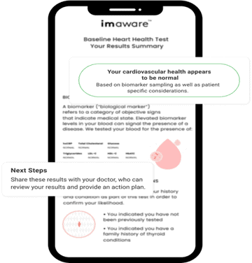 imaware home cholesterol test results and recommendations