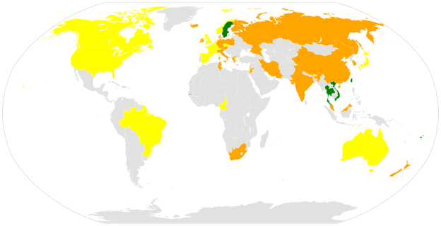 Vitamin D prevalence around the world