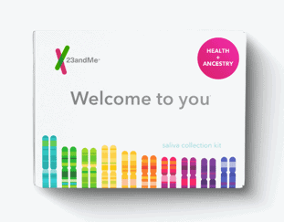 23andMe Health + Ancestry testing kit