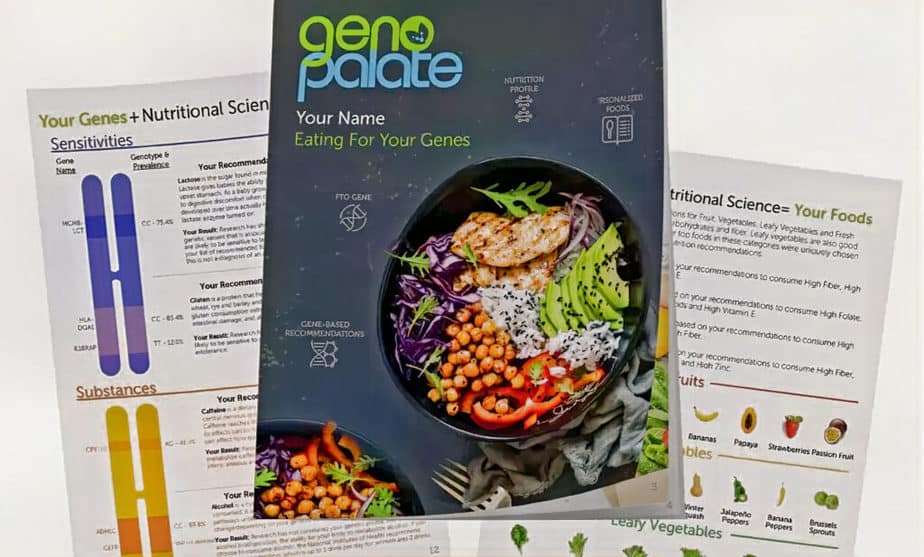 A printed version of Genopalate sample report