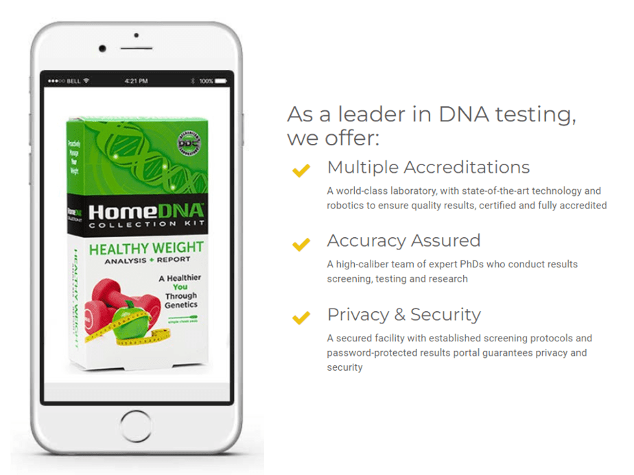 HomeDNA offers high quality tests