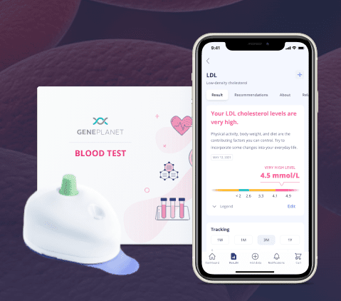 MyHeart blood test sample