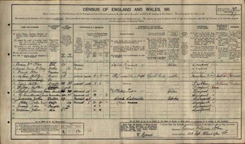 Sample document of England and Wales census