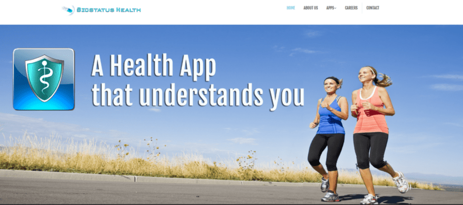 BioStatus Health homepage