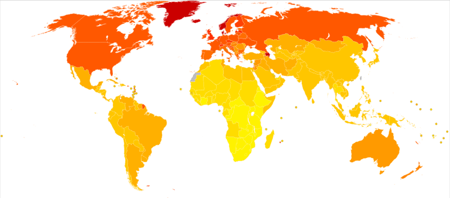 Is MS genetic? A map of MS caseload around the world