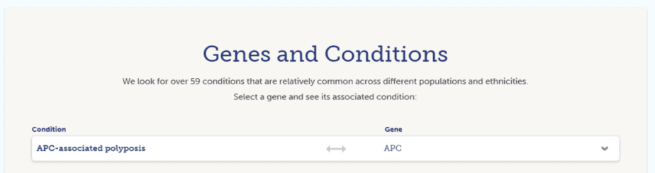 Picture Genetics Wellness example