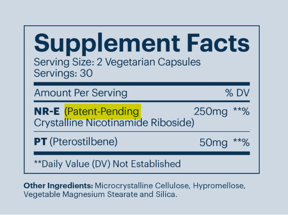 The proprietary NR-E has a pending patent