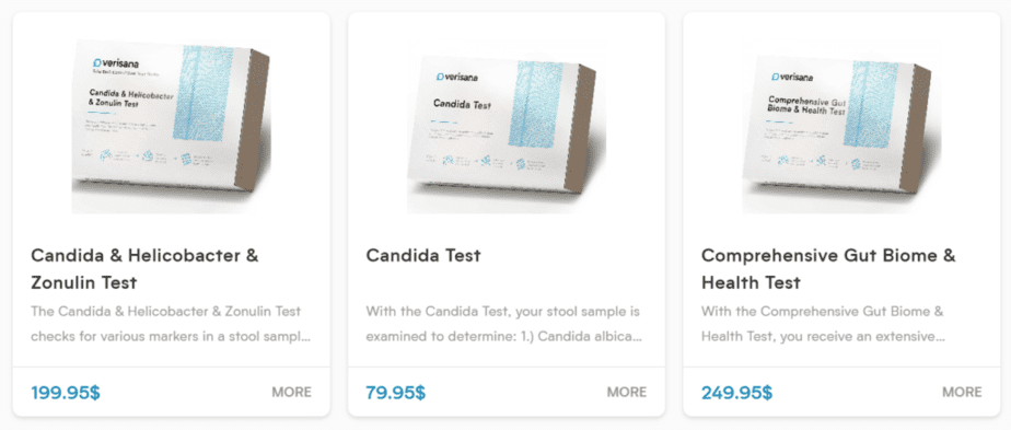 Verisana gut health tests