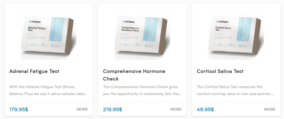 Verisana hormone tests