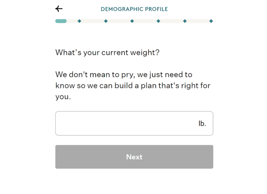 Noom demographic survey