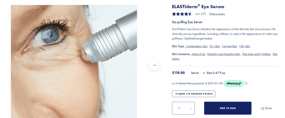 ELASTIderm® Eye Serum