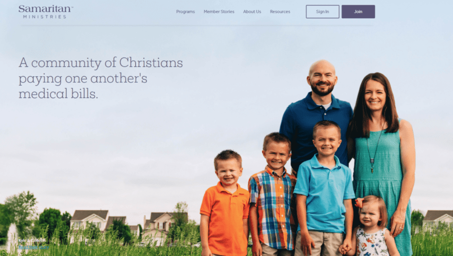 Samaritan Ministries homepage