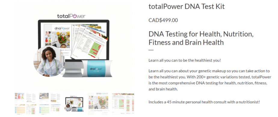 dnaPower’s combination product totalPower