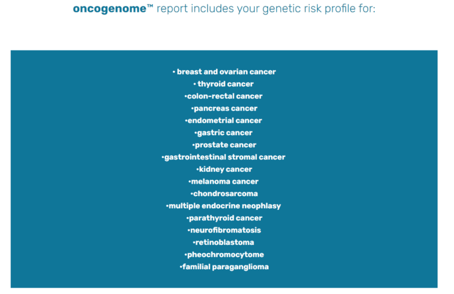 Oncogenome overview