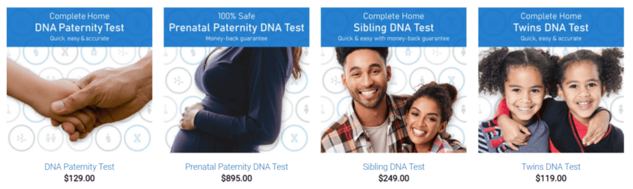 AlphaBiolabs DNA testing options