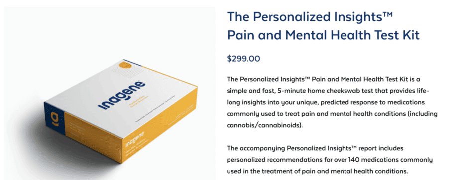 Personalized Insights™ Precision Pain & Mental Health - Inagene