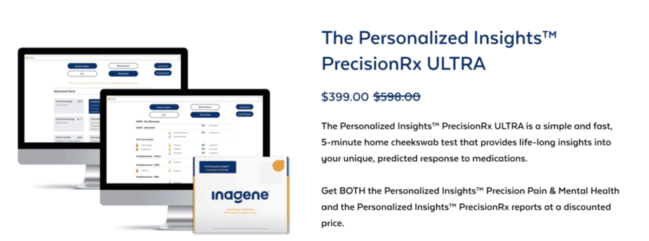 Personalized Insights™ Precision Pain & Mental Health - Inagene