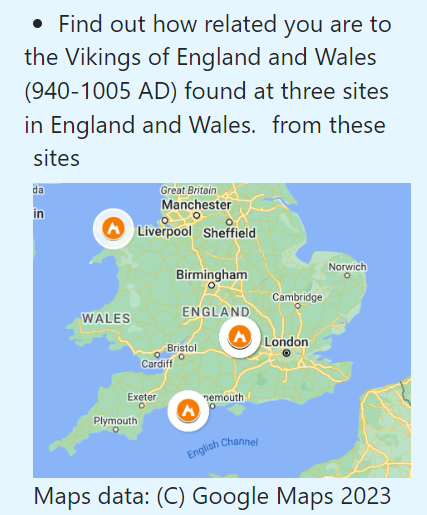 Map of Vikings of England and Wales