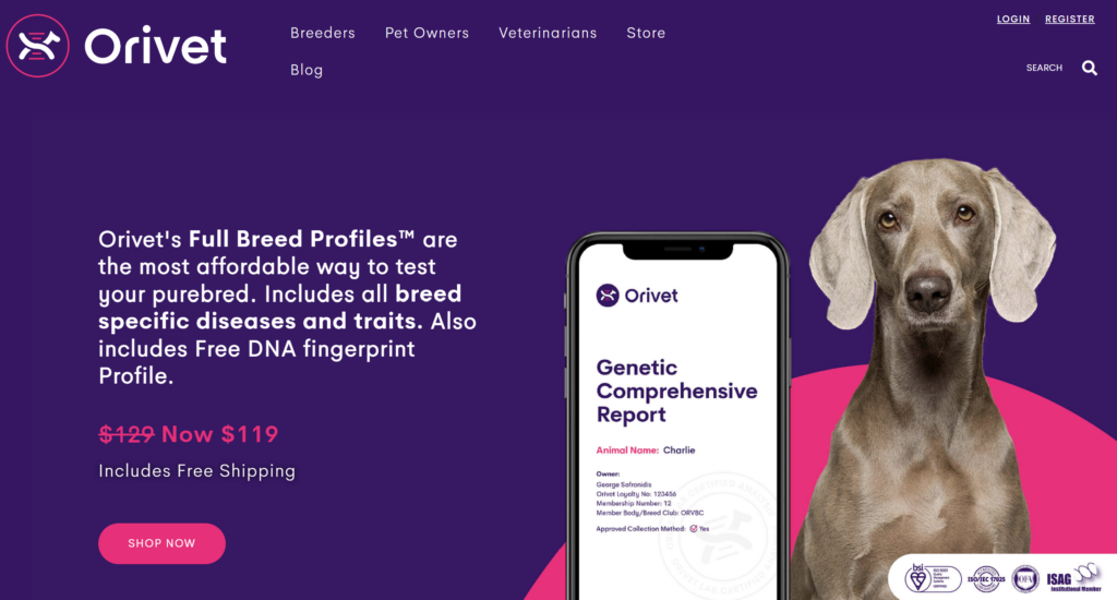 Orivet genetic hot sale pet care