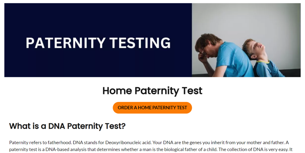 Journey Genetic Testing paternity test