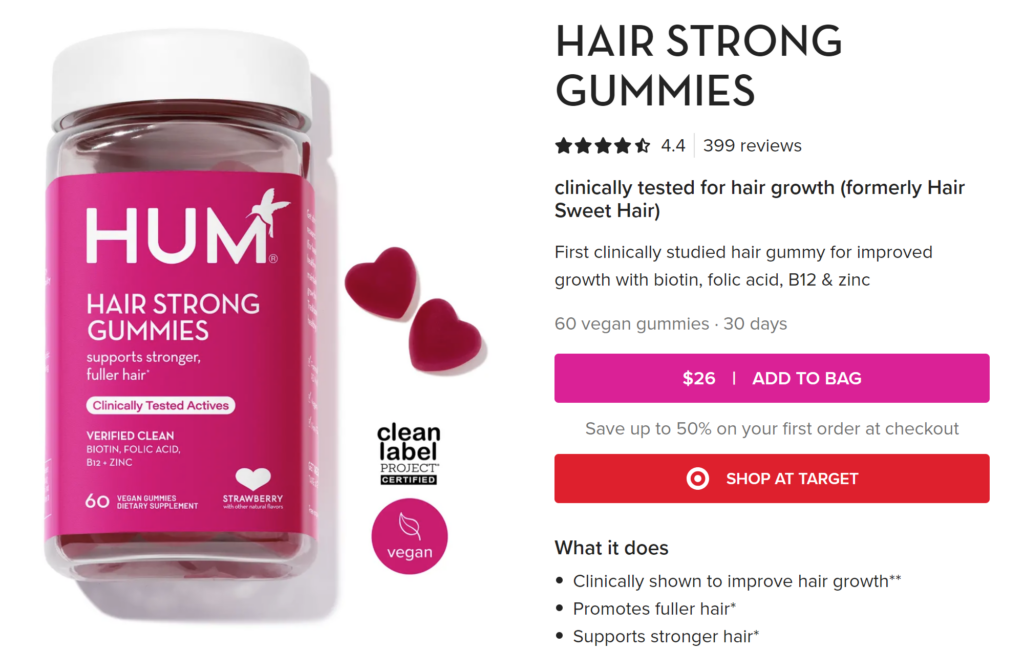 HAIR STRONG GUMMIES