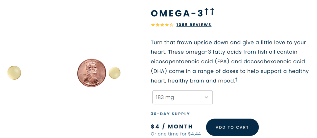 Nurish by Nature Made Omega-3 product