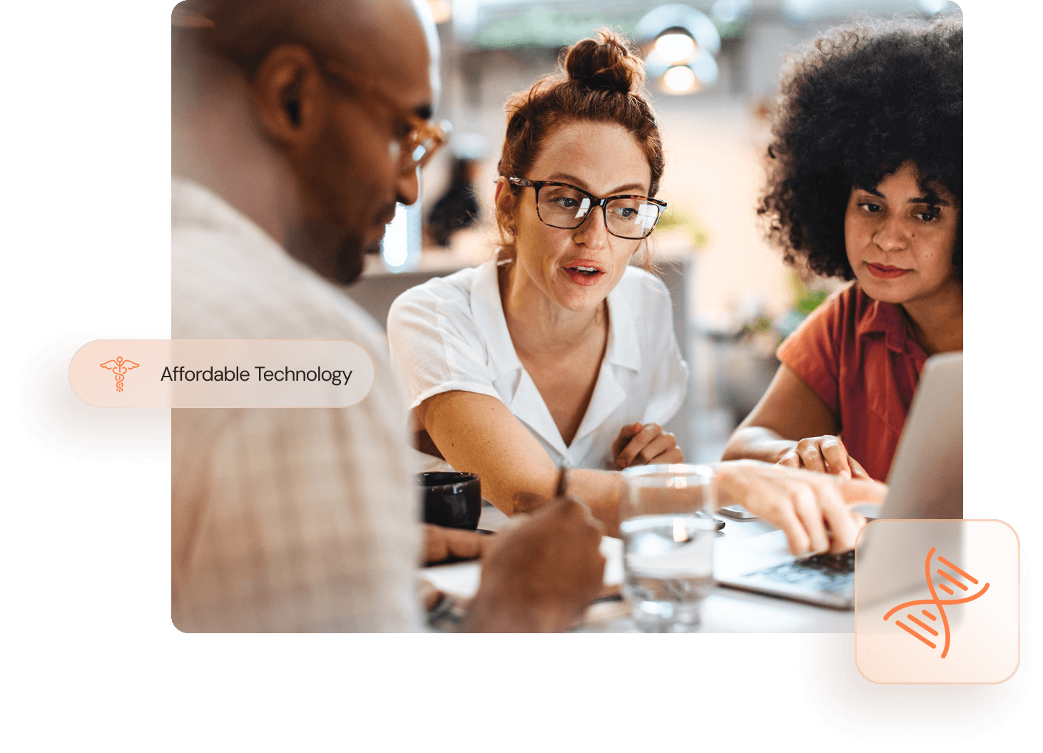 Team collaborating on affordable DNA technology